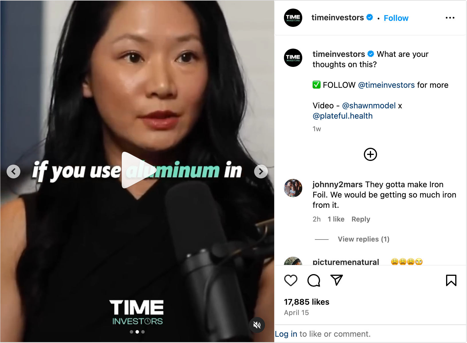 Instagram Reels from interview clips